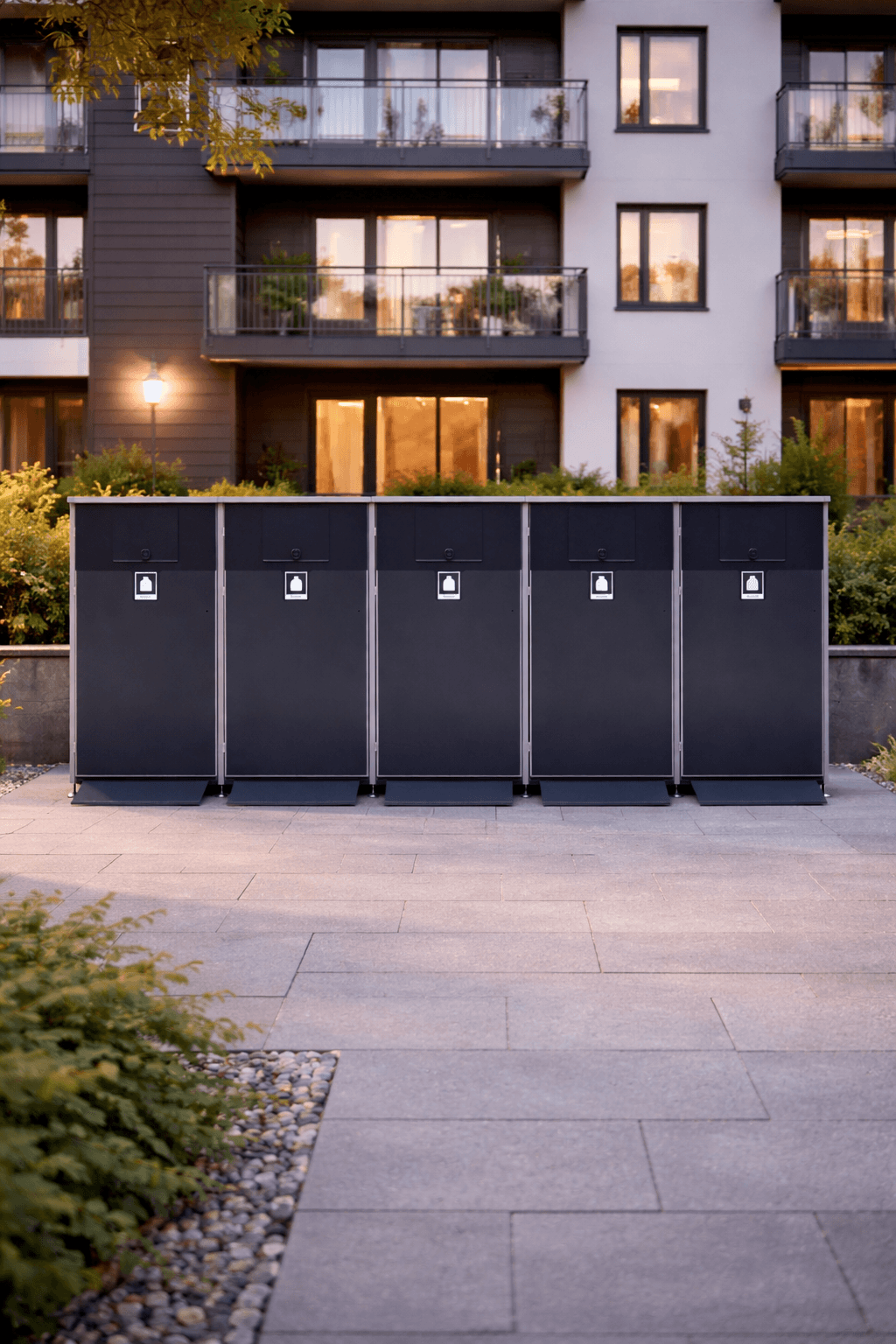 Avfallsskap - 5 luker